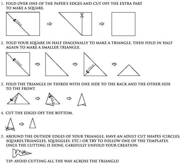 How to Make Paper Snowflakes