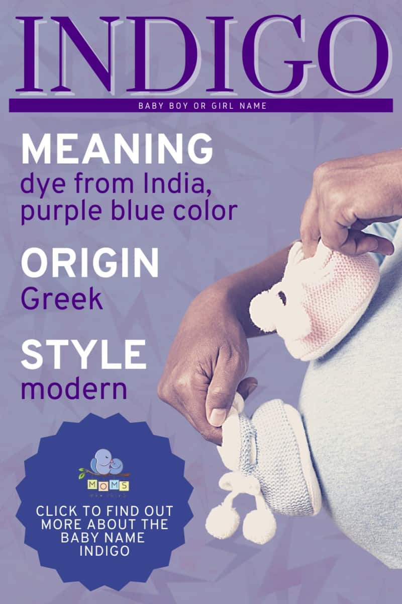 Baby name indigo