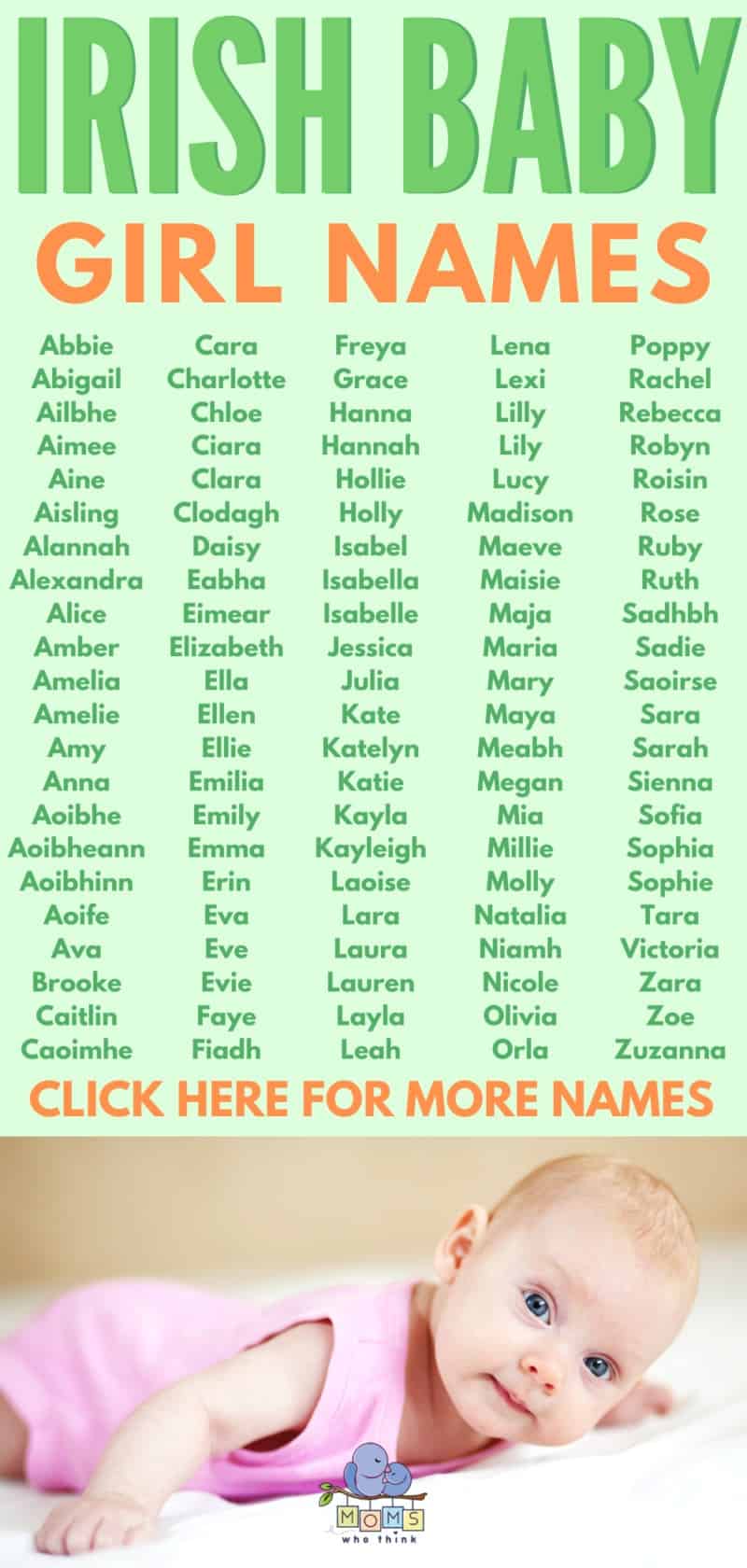 Irish Celtic FEMALE NAMES: the 20 best, with meanings