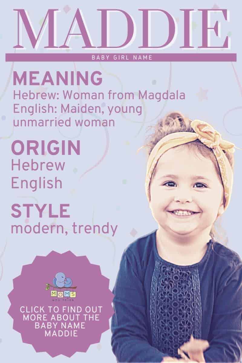 Baby name Maddie