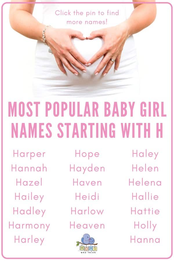 Baby Girl Names That Start with H