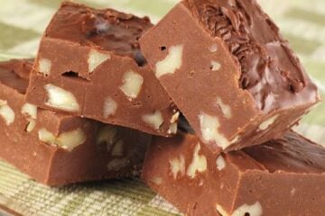 Microwave_Fudge_Recipes, Fudge, Chocolate, Nut - Food, Walnut, Homemade