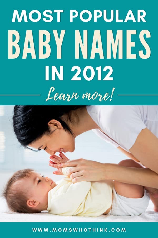 Most Popular Baby Names in 2012