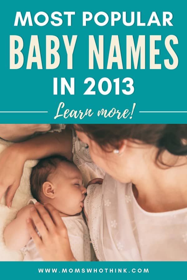 Most Popular Baby Names in 2013