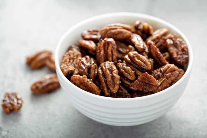 A lovely bowlful of Frosted Pecan Bites