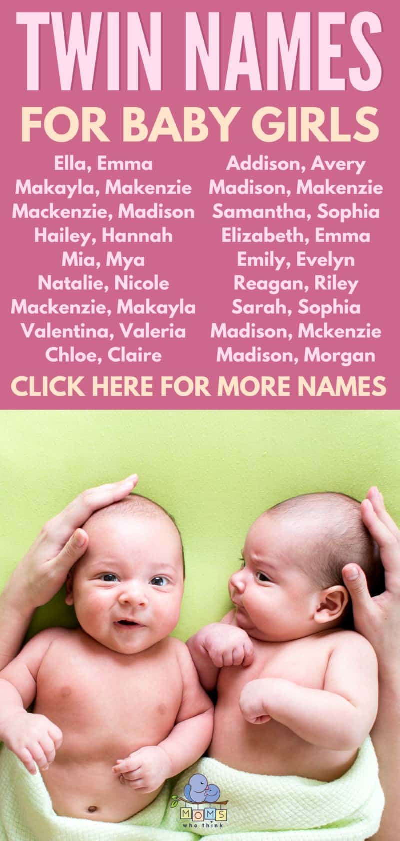 Popular Twin Baby Girl Names 2