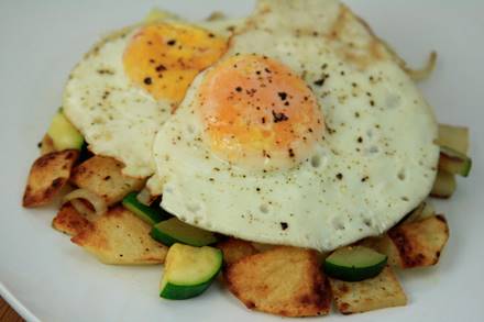 Potato Zucchini Hash