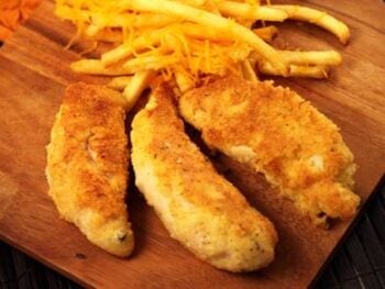 Ranch Chicken Tenders with Cheese Fries