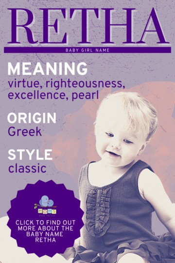 Retha Name Meaning & Origin | Middle Names for Retha