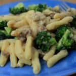 Sausage Cavatelli with Broccoli