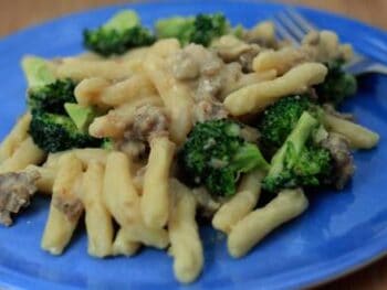Sausage Cavatelli with Broccoli