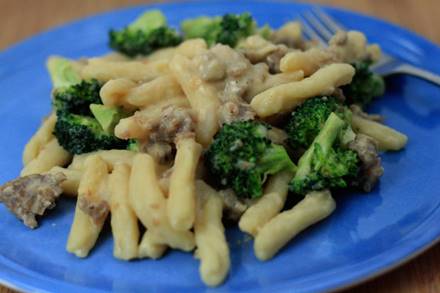 Sausage Cavatelli with Broccoli