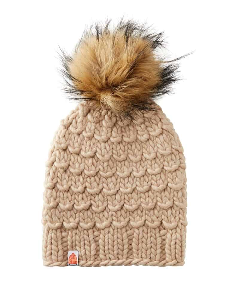 Custom beanie with pom