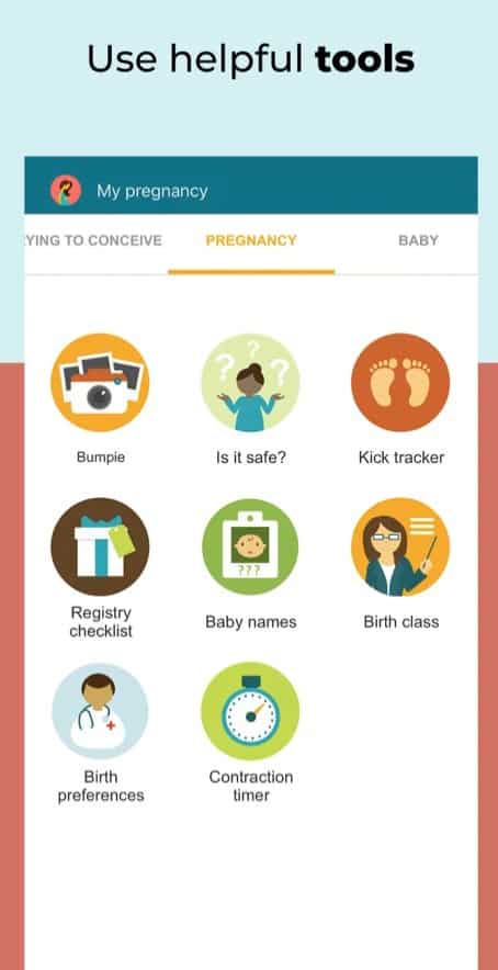 BabyCenter pregnancy app