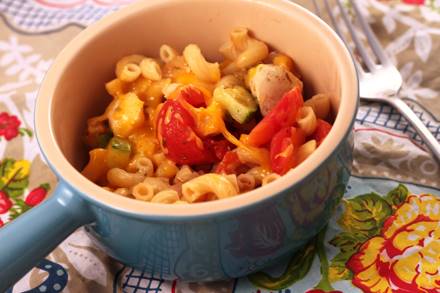 Skillet Chicken Mac and Cheese