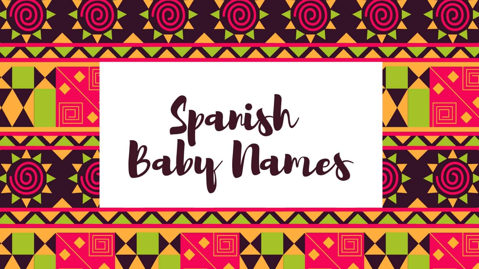 Spanish baby names
