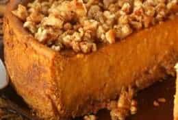 Pumpkin Praline Cheesecake Recipe