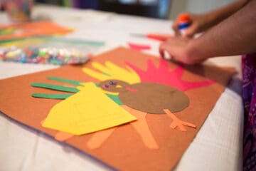 Thanksgiving Crafts For Kids, Thanksgiving - Holiday, Child, Turkey Meat, Hand, Construction Paper