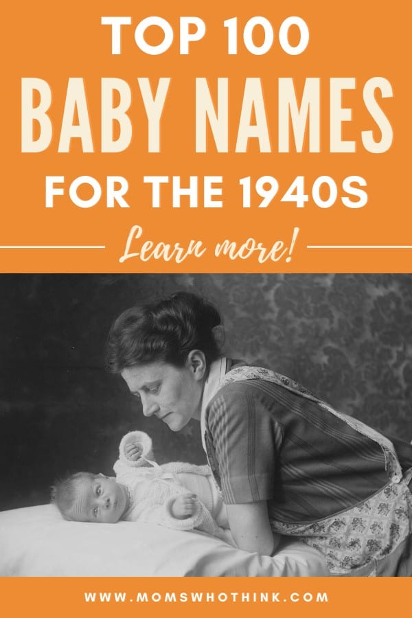 Popular names in the 2025 1940s