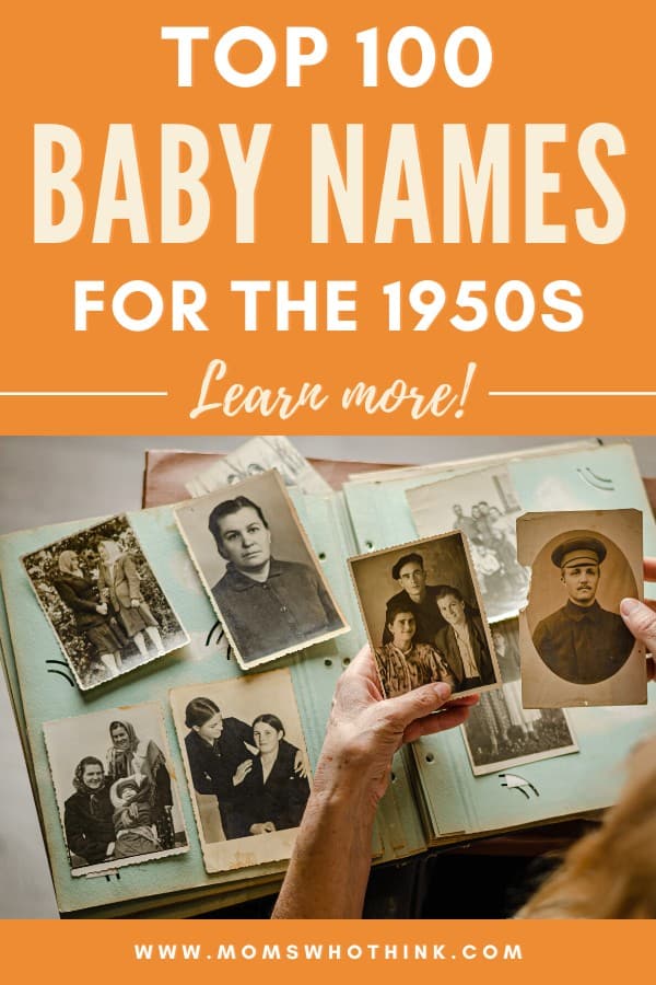 Top 100 Baby Names for the 1950s