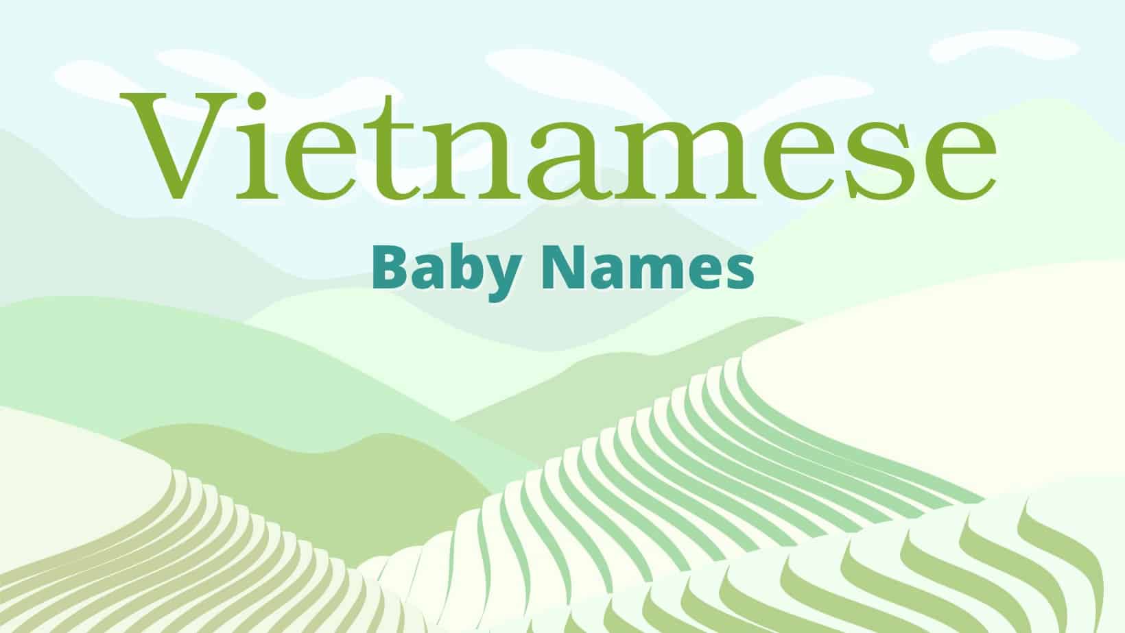 Vietnamese baby names