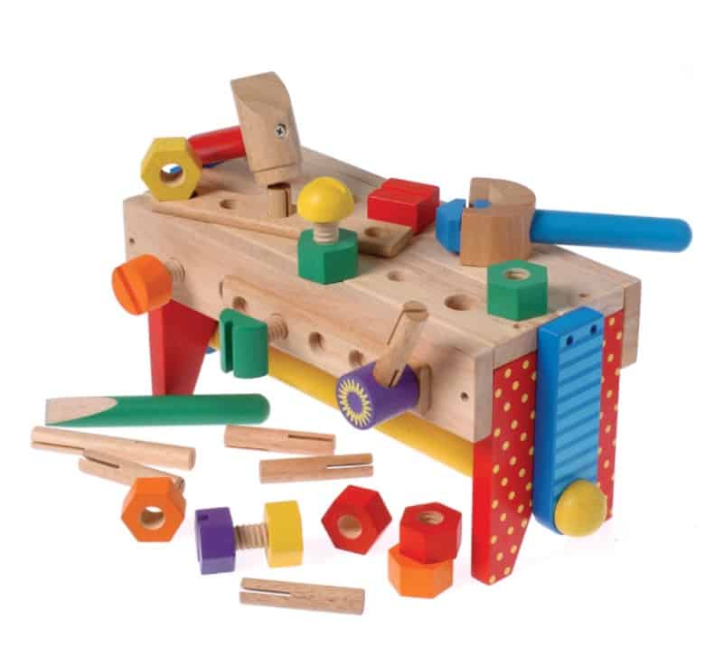 This wooden workshop is a great gift idea for preschoolers