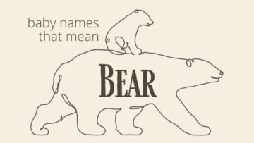 Baby Names That Mean Bear