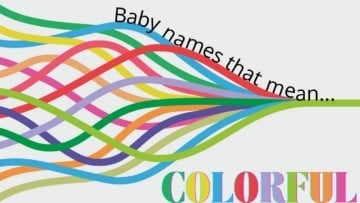 baby names that mean colorful
