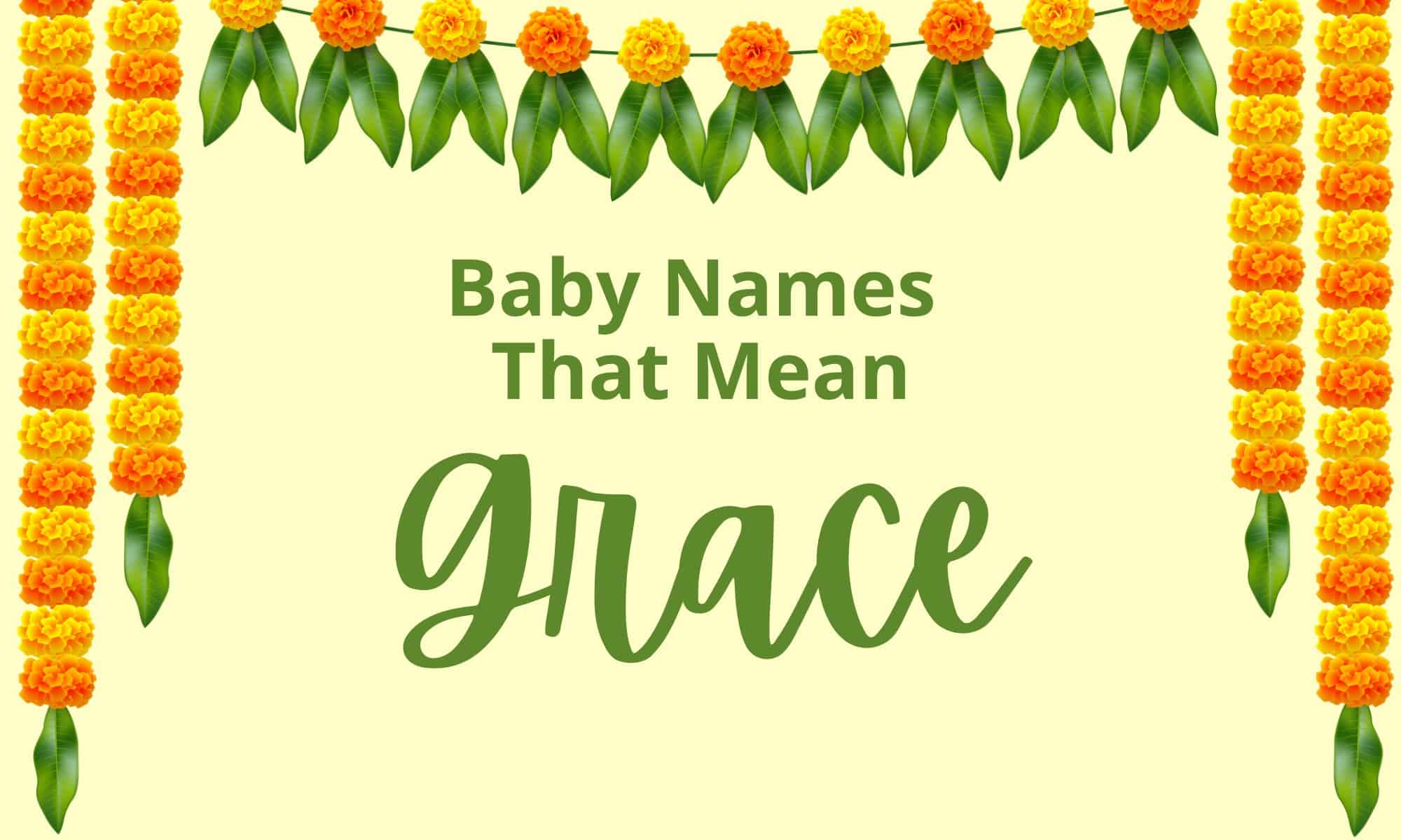 baby names that mean grace