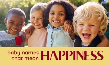 baby names that mean happiness