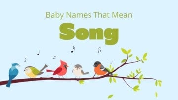 baby names that mean song