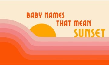 baby names that mean sunset