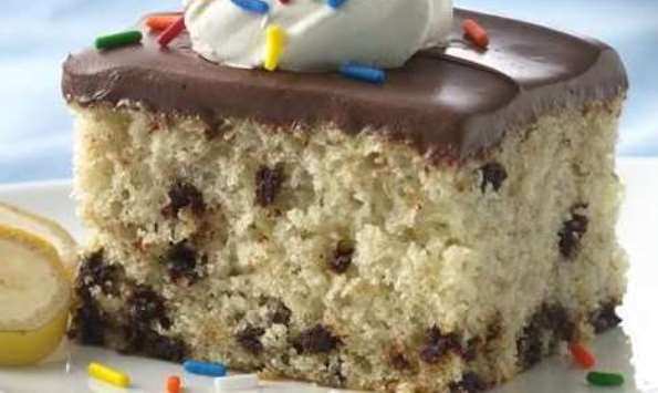 Banana Chocolate Chunk Cake Recipe