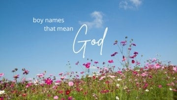 boy names that mean god
