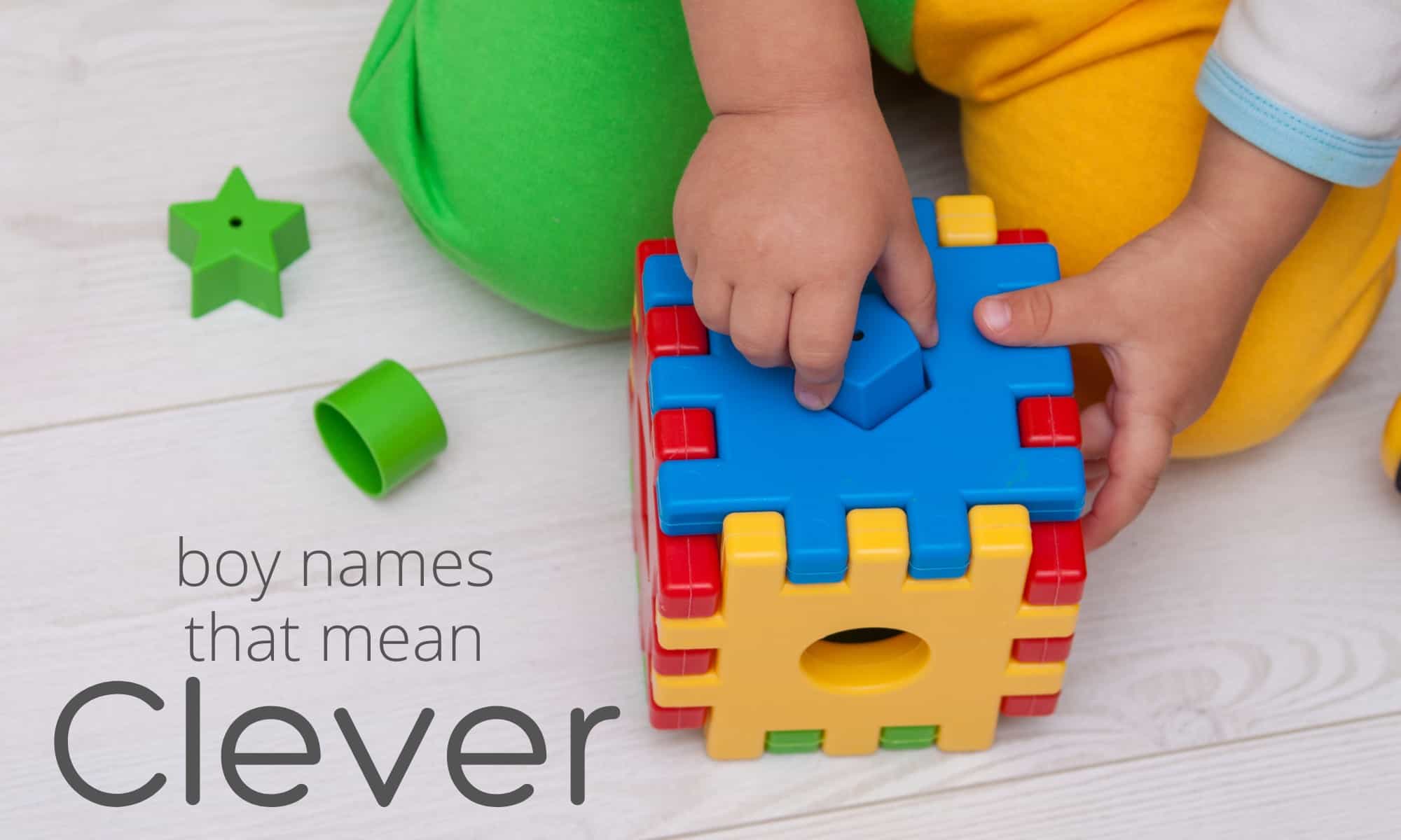 boy names that mean clever