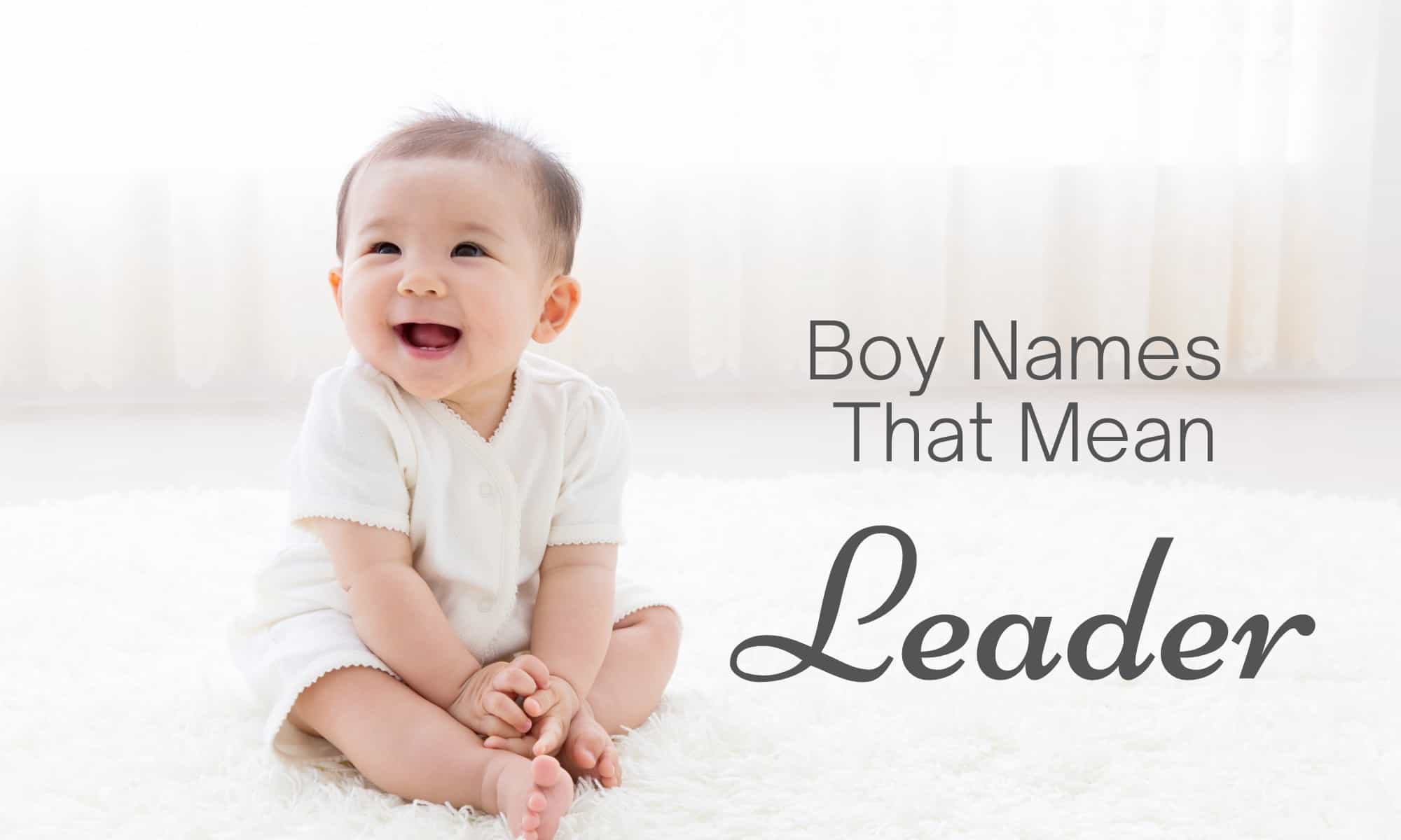 boy names that mean leader