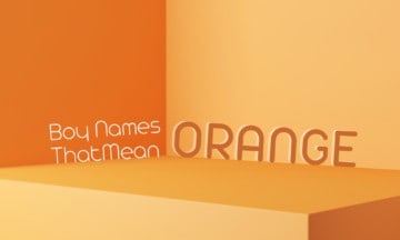 boy names that mean orange