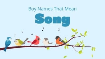 boy names that mean song