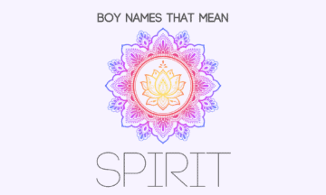 boy names that mean spirit