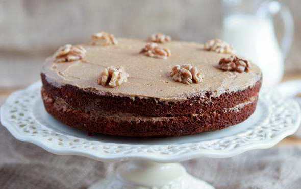 Coffee and Walnut Cake