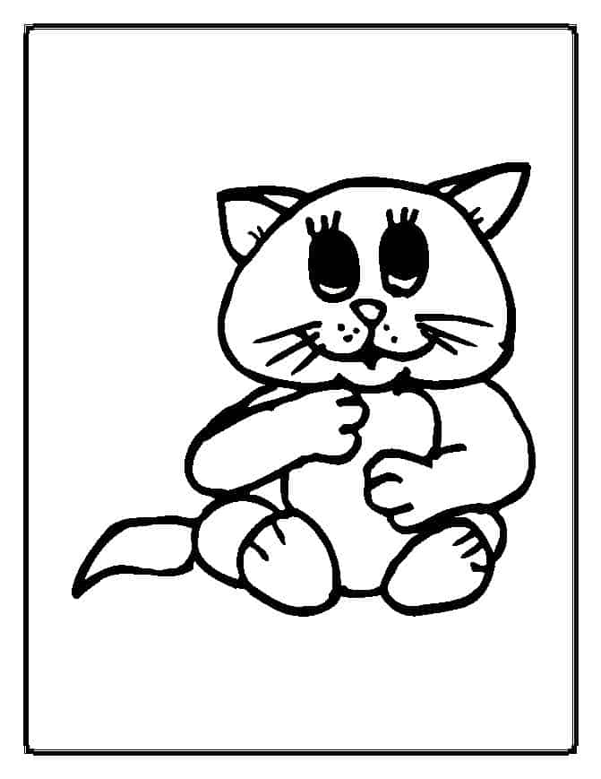 Cat Coloring Pages