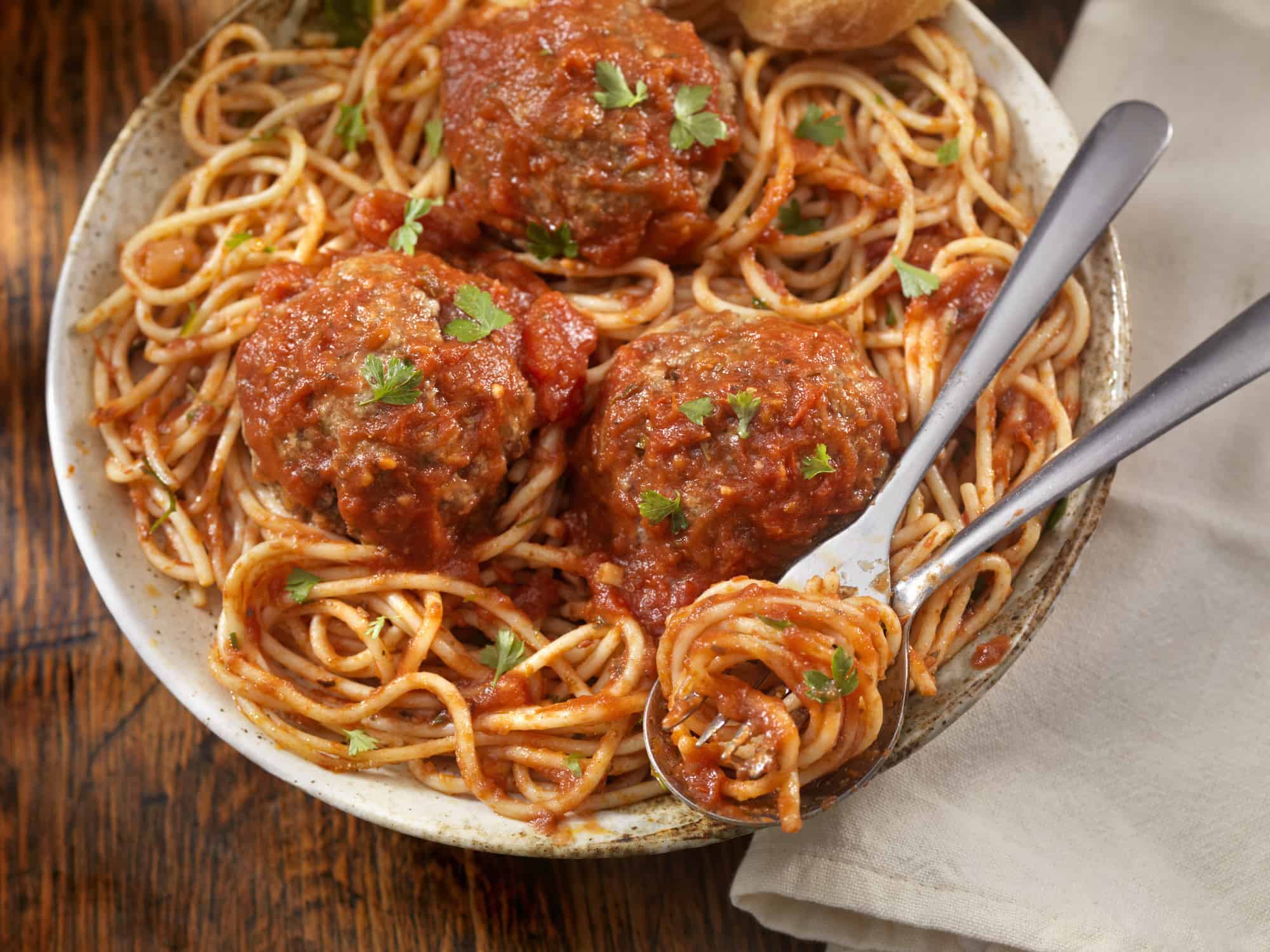 Try the Spaghetti & Meatballs