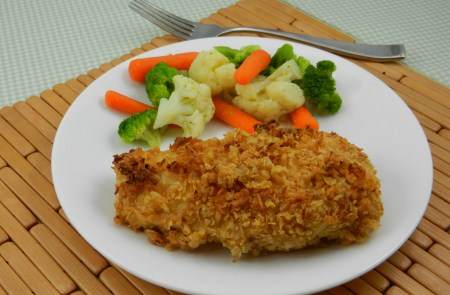 crunchy oven baked chicken recipe