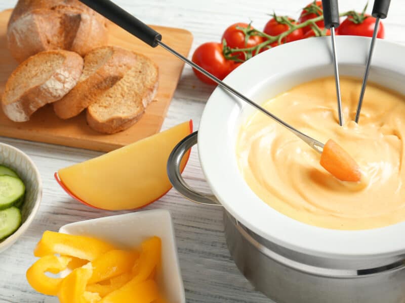 Cheese and Tomato Fondue