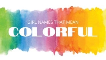 girl names that mean colorful