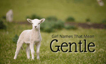 girl names that mean gentle