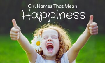 girl names that mean happiness