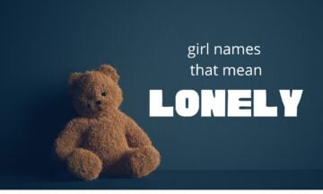 girl names that mean lonely