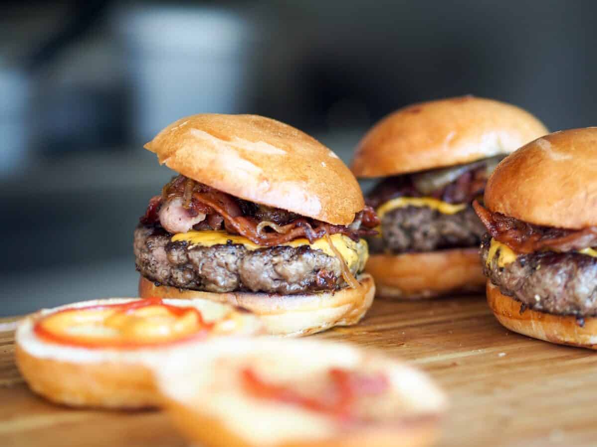 homemade bacon sliders