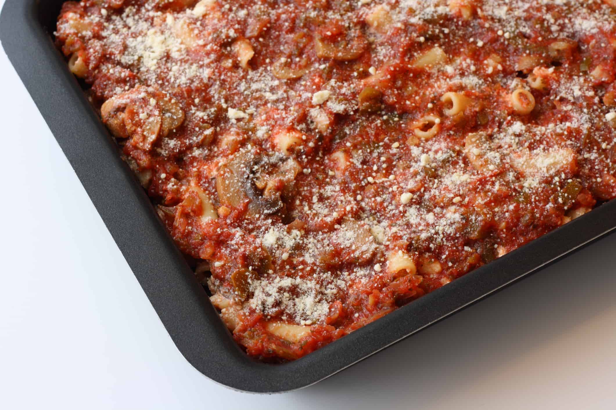 Baked Mushroom Ziti